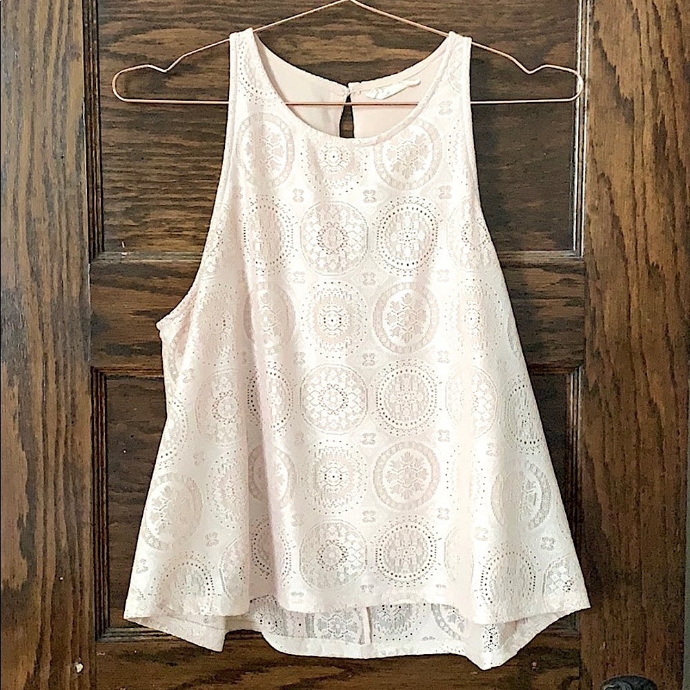 High Neck Sleeveless Top